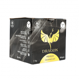 Уголь DRAGON CUBES 26мм 1кг