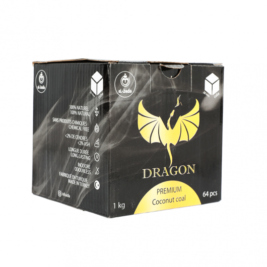 فحم DRAGON CUBES 26mm 1كجم