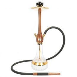 Wookah Walnut Amber Gold Edition - 24 Καρατίων