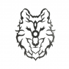 Поднос Cartel Wolf Black