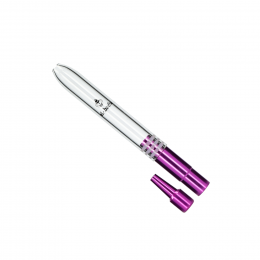 Manche en verre GH-X25 pour tuyau silicone violet