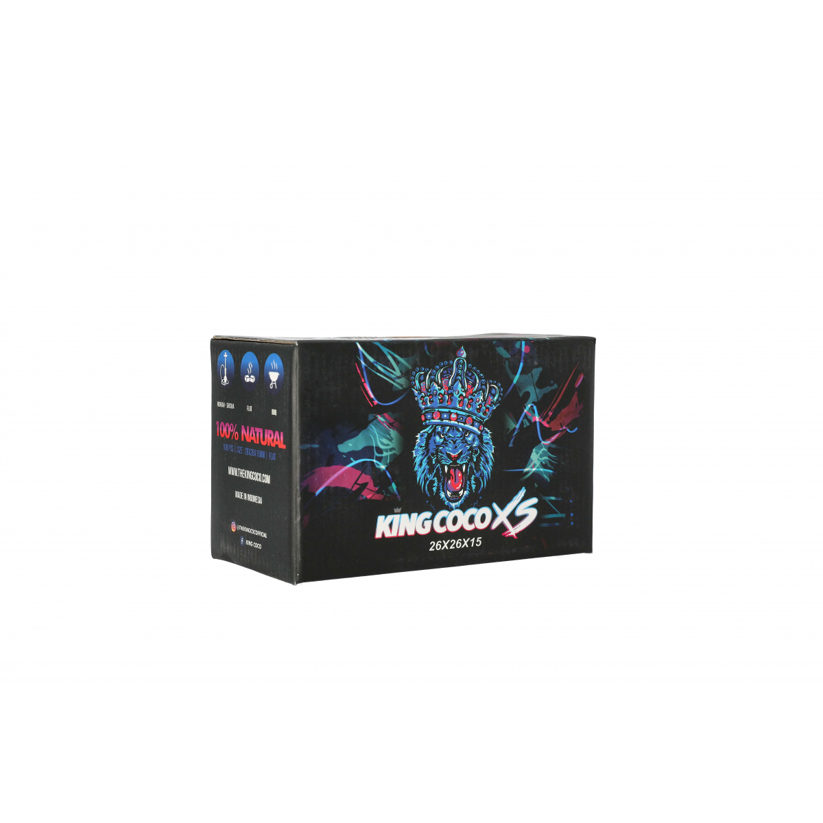 فحم KING COCO XS FLAT 1كغ