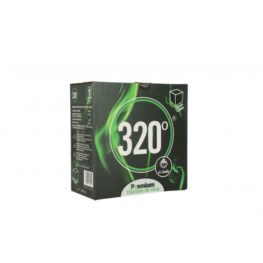 Cărbuni El-Badia 320° CUBES 27mm 2Kg