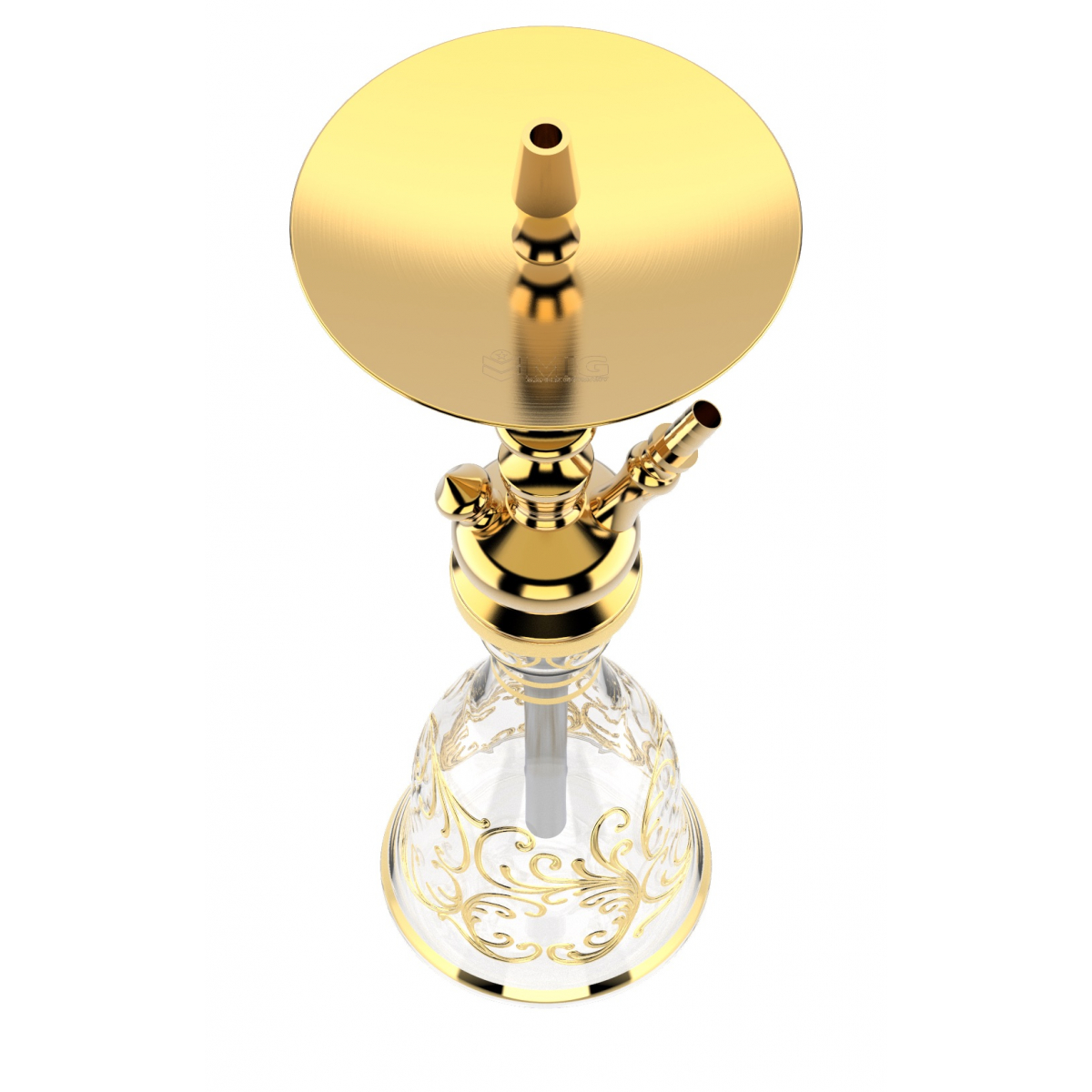 شيشة MIG TRADI M DC CLEAR GOLD