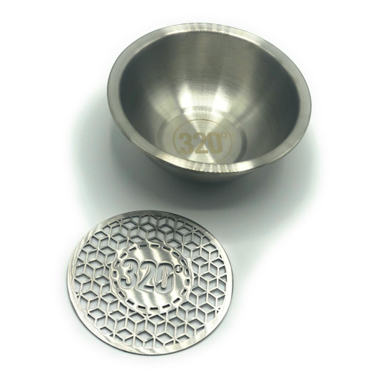 Suport cărbune Stainless 320°