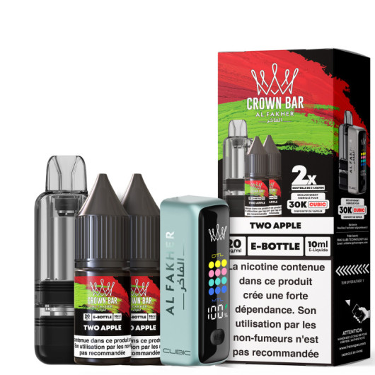 Jednorázová elektronická cigareta Al Fakher Cubic 30K Crown Bar