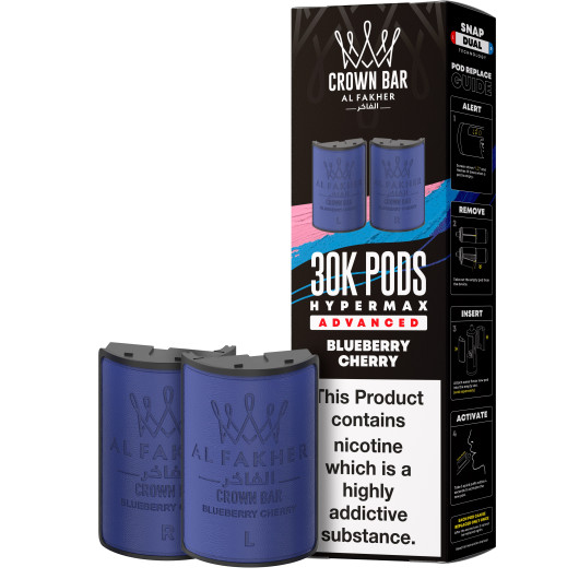 Pods Al Fakher Hyper Max Advanced 30K, 2 × 10 мл, 6 мг/мл