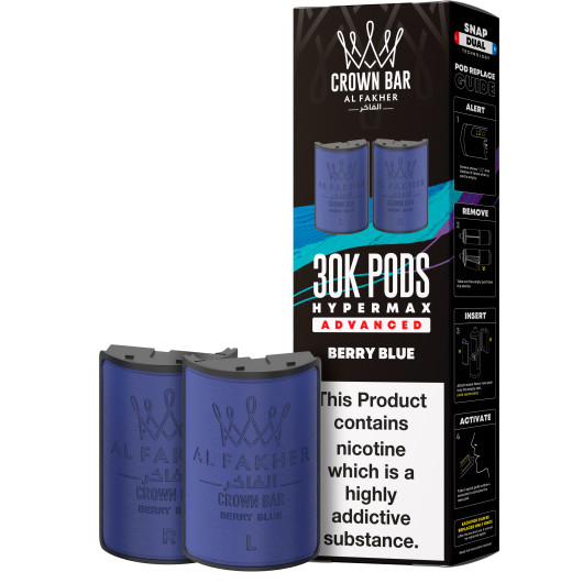 Pods Al Fakher Hyper Max Advanced 30K, 2 × 10 мл, 6 мг/мл