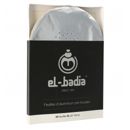 50 ورقة ألومنيوم XL مثقبة 15 سم