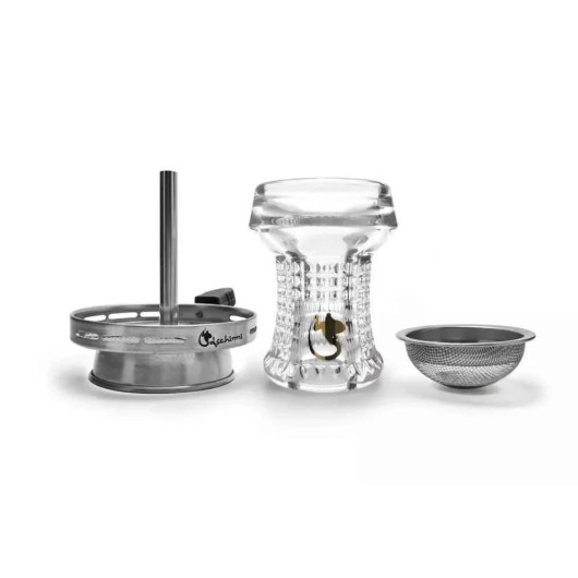 Сет чашка Dschinni Nero Glass + Система-дымоход Vulcan Air