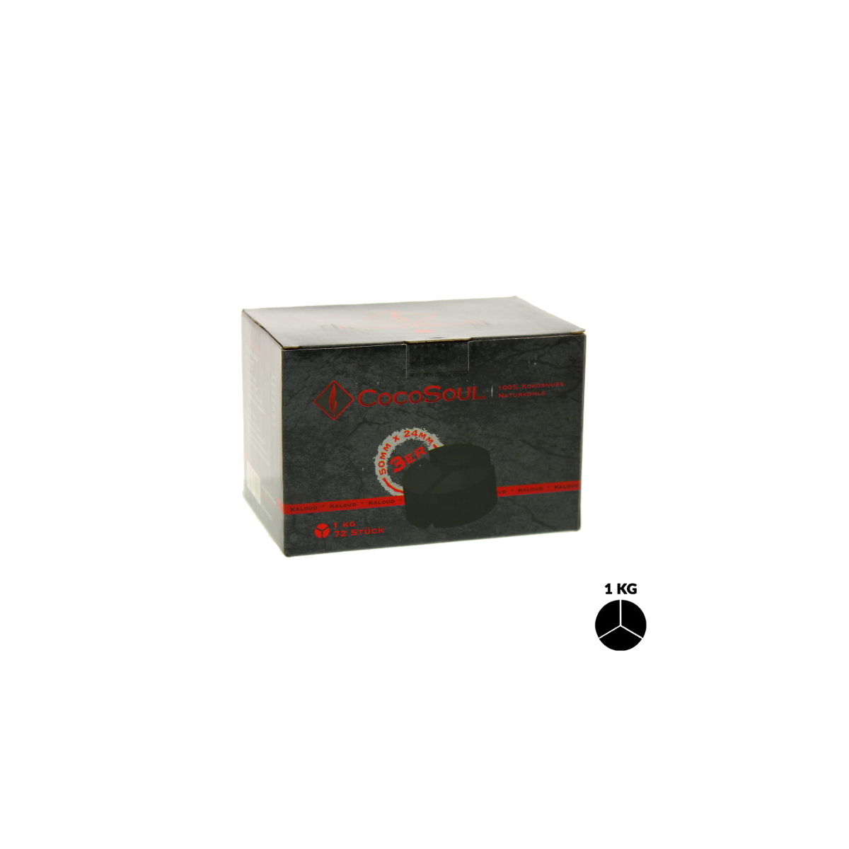 Уголь COCOSOUL Circle/3 1кг