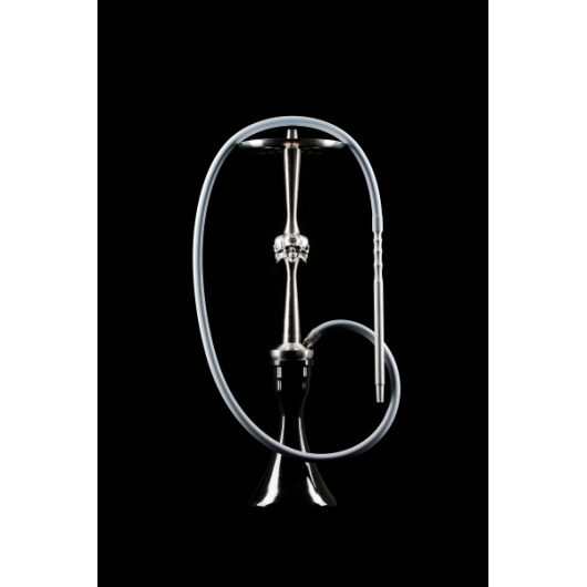 Наргиле MAKLAUD SKULL STAINLESS SILVER