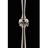 Наргиле MAKLAUD SKULL STAINLESS SILVER