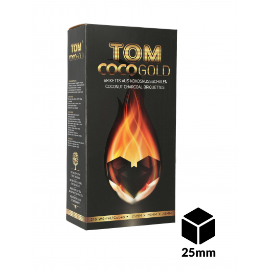 Carbones TOM COCOCHA 3Kg GOLD