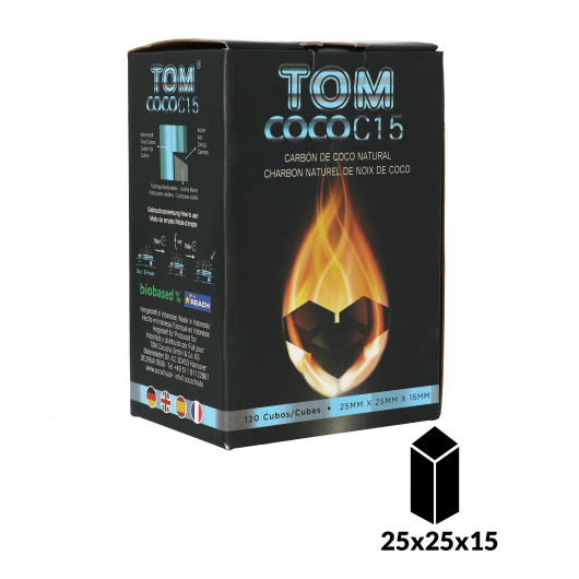 Cubetti di carbone TOM COCOCHA 1Kg BLU