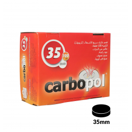 Charbons CARBOPOL 35mm boite de 100