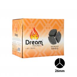 فحم DREAM ROUND 3 BLOCKS 1 كغ