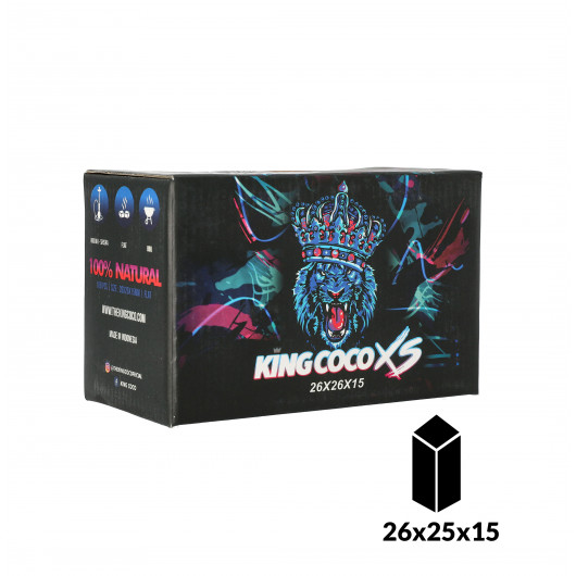 Charbons KING COCO XS FLAT 1KG