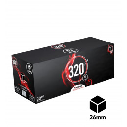 Charbons 320° Cubes 26mm 20kg